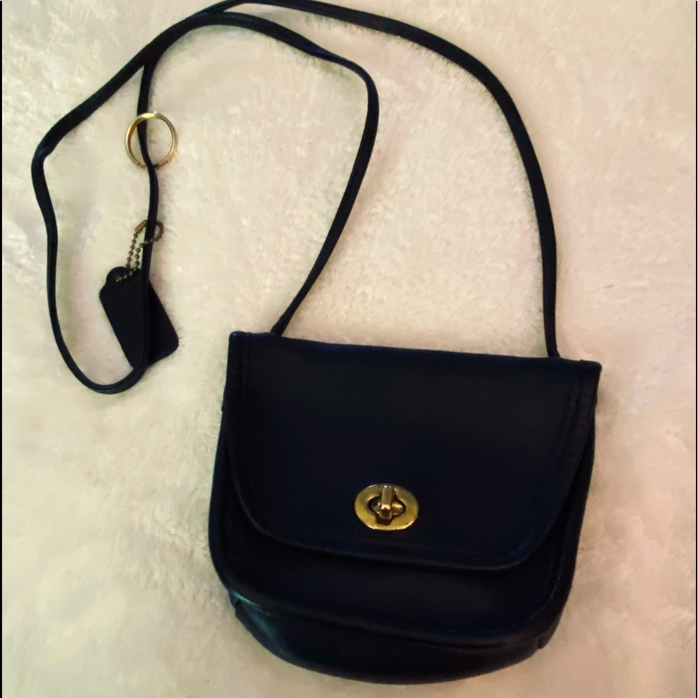 Vintage Coach  Leather Everett Bag 9934 Black